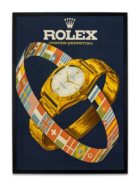 manifesti pubblicitari vintage rolex|rolex advertisement.